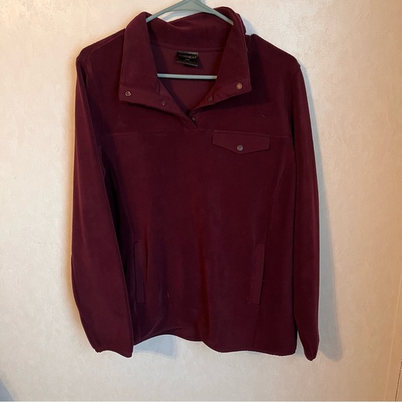 32 Degrees Purple Artic Fleece Sweatshirt with Long Sleeves - Picture 1 of 6